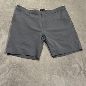 Live Forever Golf Shorts Mens 40 Gray Hybrid Performance Stretch Chino Athletic